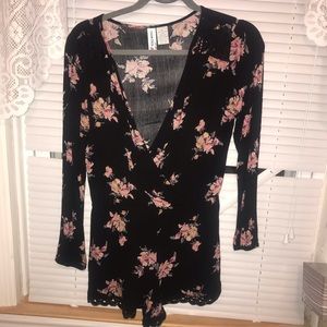 Mia Chica Floral Romper